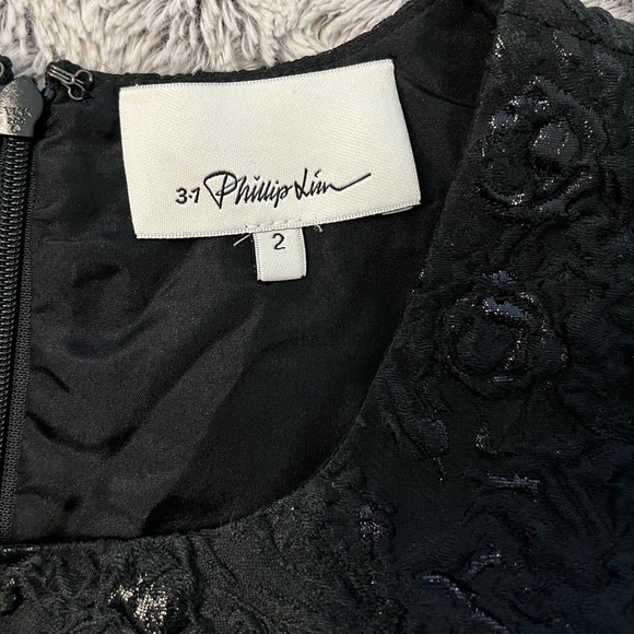 3.1 Phillip Lim Paneled Cloqué and Houndstooth Wool-Tweed Dress - Picture 10 of 15